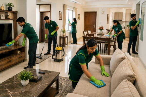 3 BHK Occupied _Deep cleaning