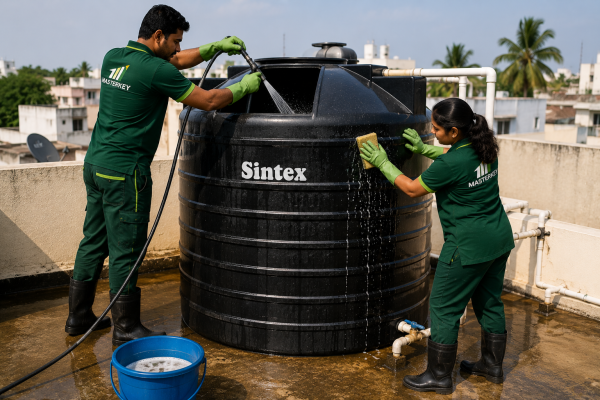 Sintex Tank cleaning