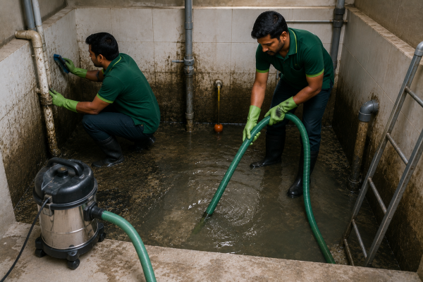 Sump cleaning
