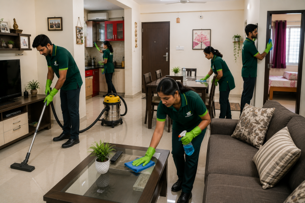 2 BHK Occupied- Deep cleaning