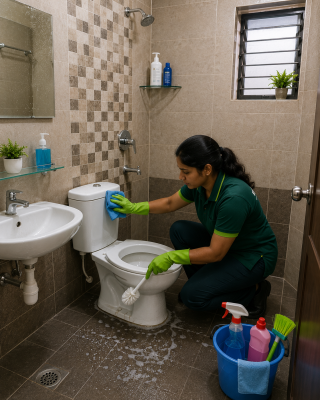 Bathroom cleaning